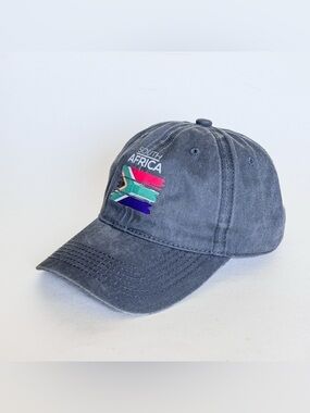 South Africa Dad hat Flag Baseball Cap - Gray